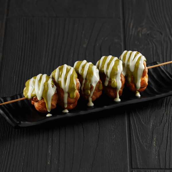 Brochette de Profiterole à la Pistache