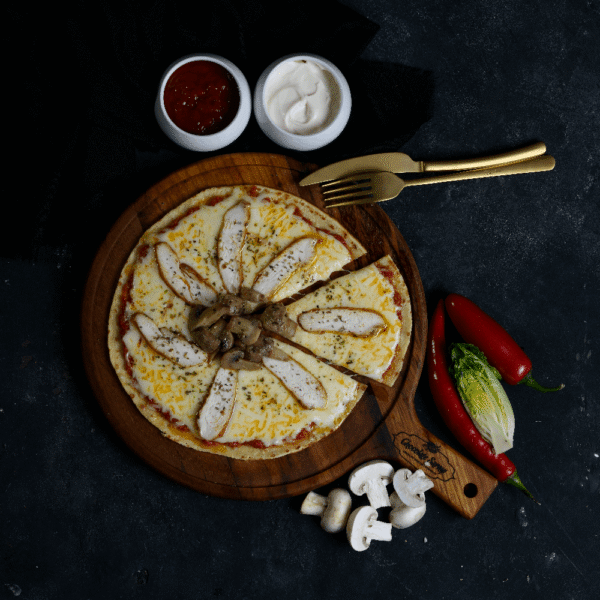 Pizza au Poulet & Champignon